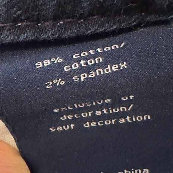 Vigoss The Chelsea Capri Jeans Size 11/12 Women's Distressed Embroidered Denim - Picture 10 of 11